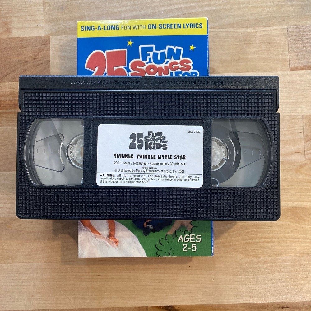 25 Fun Songs For Kids VHS 2001 Children's Sing-Along Madacy Kids‎ - Picture 4 of 4